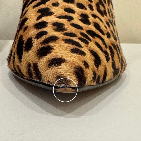 EXPRESS Calf Hair Animal Print Stiletto Ankle Boots 🔥 - Picture 16 of 16